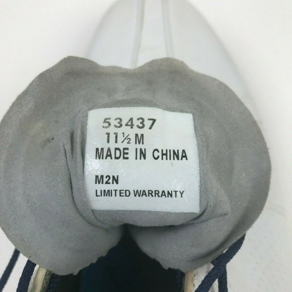 FootJoy Dryjoys DNA Golf Shoes White/Navy 53437 - Picture 6 of 7